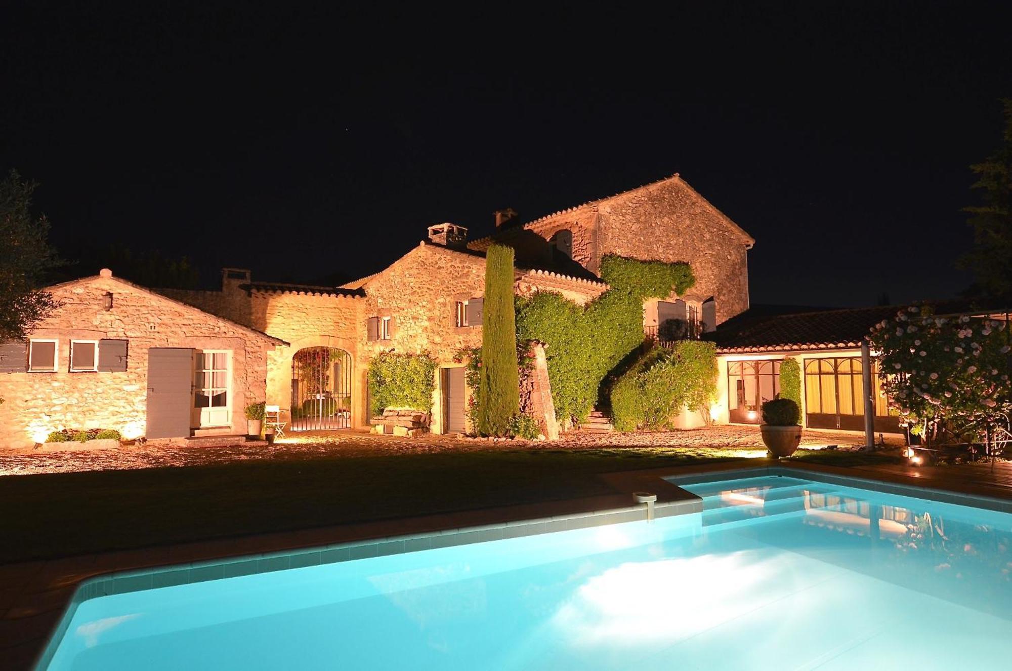 Villa Ferme St Roch Robion en Luberon Exterior foto